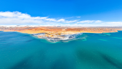 【&ldquo;飛閱&rdquo;中國】冬格措納湖冬景 空靈幽遠(yuǎn)如夢境